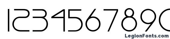 Basque Normal Font, Number Fonts