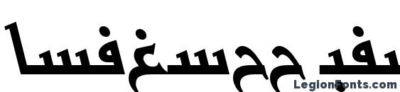 BasraTT Italic Font, Arabic Fonts