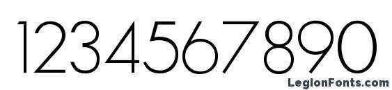 Bastarda Plain Font, Number Fonts