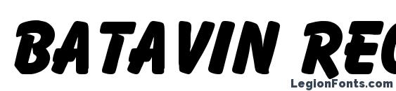 Batavin Regular font, free Batavin Regular font, preview Batavin Regular font