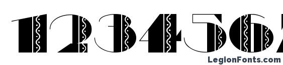 Batik Deco Font, Number Fonts