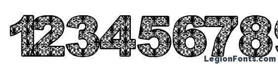 BatikDayakFont Font, Number Fonts