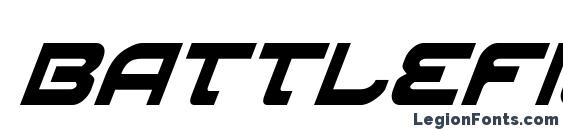 Battlefield Condensed Italic Font