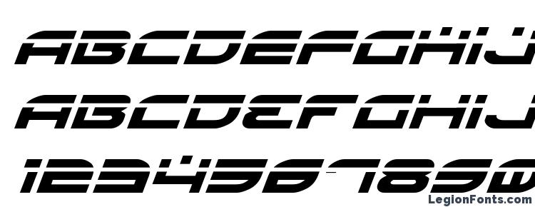 глифы шрифта Battlefield Laser Italic, символы шрифта Battlefield Laser Italic, символьная карта шрифта Battlefield Laser Italic, предварительный просмотр шрифта Battlefield Laser Italic, алфавит шрифта Battlefield Laser Italic, шрифт Battlefield Laser Italic