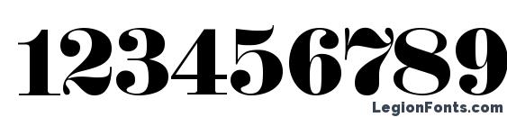 Bauble SSi Black Font, Number Fonts