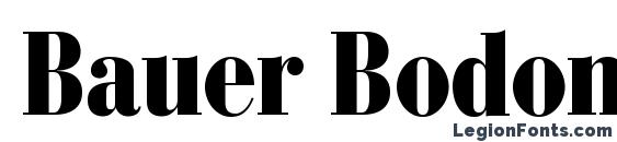 Bauer Bodoni Black Condensed font, free Bauer Bodoni Black Condensed font, preview Bauer Bodoni Black Condensed font