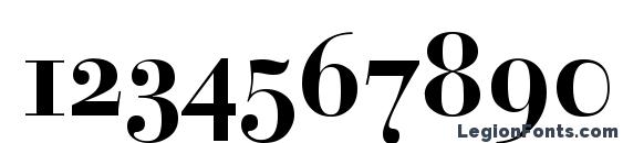 Bauer Bodoni Bold Oldstyle Figures Font, Number Fonts