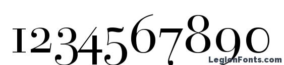 Bauer Bodoni Roman Oldstyle Figures Font, Number Fonts