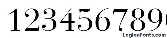 Bauer Bodoni Roman Font, Number Fonts