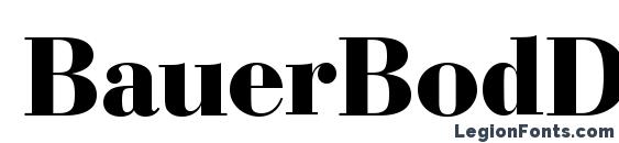 BauerBodDEE Bold font, free BauerBodDEE Bold font, preview BauerBodDEE Bold font
