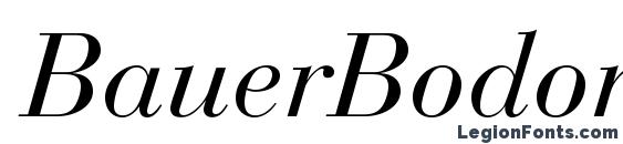 шрифт BauerBodoniStd Italic, бесплатный шрифт BauerBodoniStd Italic, предварительный просмотр шрифта BauerBodoniStd Italic