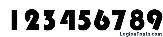 Bauhaus 93 Font, Number Fonts