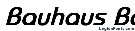 Шрифт Bauhaus Bold Italic