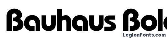 шрифт Bauhaus Bold, бесплатный шрифт Bauhaus Bold, предварительный просмотр шрифта Bauhaus Bold