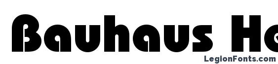 Bauhaus Heavy BT Font