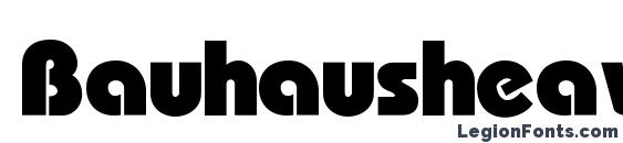 шрифт Bauhaus heavy regular, бесплатный шрифт Bauhaus heavy regular, предварительный просмотр шрифта Bauhaus heavy regular
