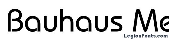 Bauhaus Medium BT Font