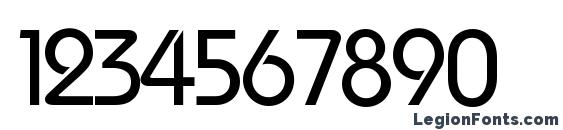 Bauhaus Medium Font, Number Fonts