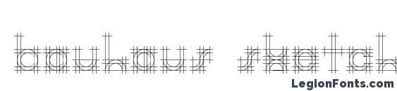 Bauhaus Sketch Font