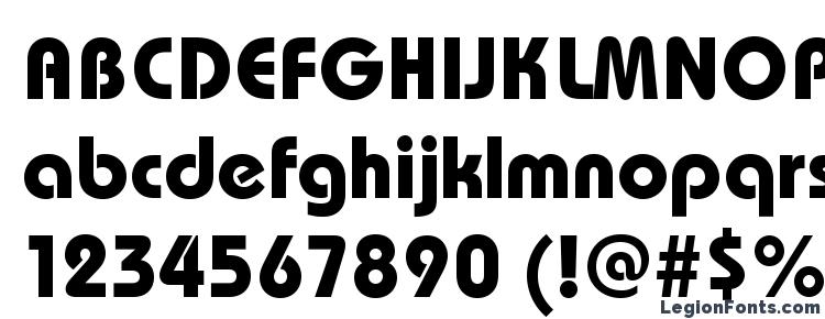 глифы шрифта Bauhausc bold, символы шрифта Bauhausc bold, символьная карта шрифта Bauhausc bold, предварительный просмотр шрифта Bauhausc bold, алфавит шрифта Bauhausc bold, шрифт Bauhausc bold