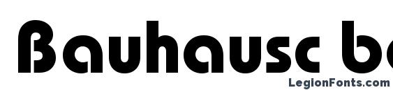 Bauhausc bold Font
