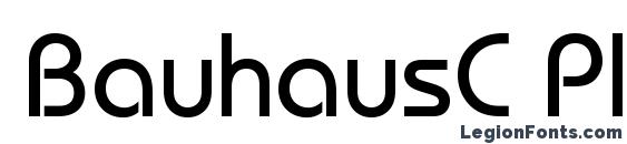шрифт BauhausC Plain, бесплатный шрифт BauhausC Plain, предварительный просмотр шрифта BauhausC Plain