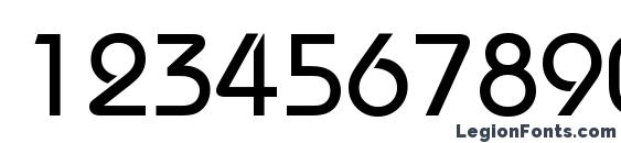 BauhausCTT Font, Number Fonts