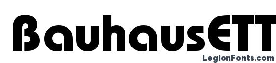 BauhausETT Bold font, free BauhausETT Bold font, preview BauhausETT Bold font