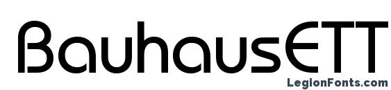 BauhausETT font, free BauhausETT font, preview BauhausETT font