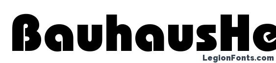 BauhausHeavyCTT font, free BauhausHeavyCTT font, preview BauhausHeavyCTT font