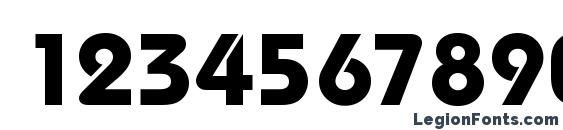 BauhausItcTEEBol Font, Number Fonts