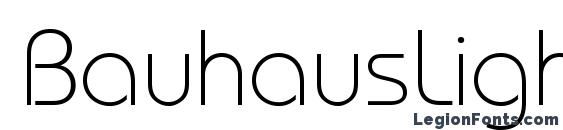 Шрифт BauhausLightC Plain