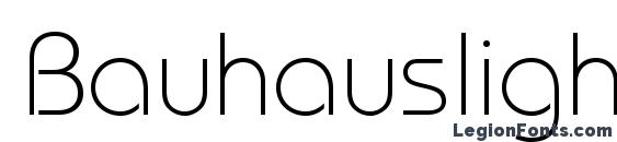 шрифт Bauhauslightc, бесплатный шрифт Bauhauslightc, предварительный просмотр шрифта Bauhauslightc