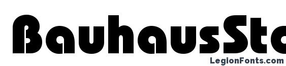 BauhausStd Heavy font, free BauhausStd Heavy font, preview BauhausStd Heavy font