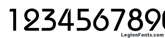 BauhausStd Medium Font, Number Fonts