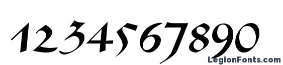 Bavand Regular Font, Number Fonts