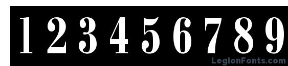 Bdc57 c Font, Number Fonts