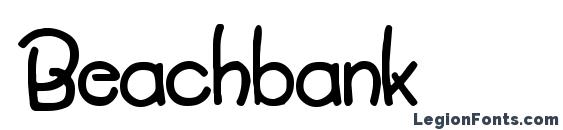 Beachbank font, free Beachbank font, preview Beachbank font