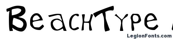 Шрифт BeachType Medium, Шрифты для надписей