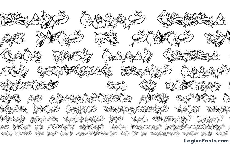 specimens Bearpaw Bats font, sample Bearpaw Bats font, an example of writing Bearpaw Bats font, review Bearpaw Bats font, preview Bearpaw Bats font, Bearpaw Bats font