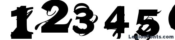 Beast Font, Number Fonts