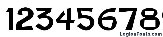 Beatsville Regular Font, Number Fonts