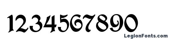 BeaumarchaisC Font, Number Fonts