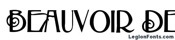 шрифт Beauvoir Demo, бесплатный шрифт Beauvoir Demo, предварительный просмотр шрифта Beauvoir Demo