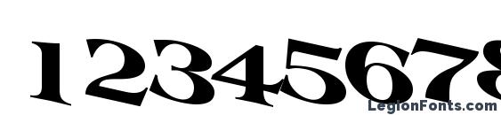 Beaverton Regular ttnorm Font, Number Fonts