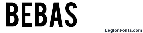 шрифт Bebas, бесплатный шрифт Bebas, предварительный просмотр шрифта Bebas