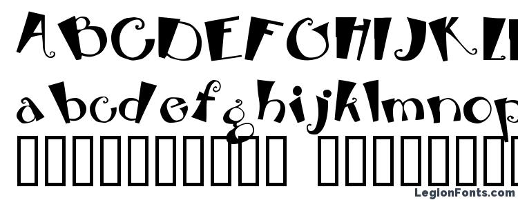 glyphs Bebop font, сharacters Bebop font, symbols Bebop font, character map Bebop font, preview Bebop font, abc Bebop font, Bebop font