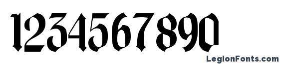 Beckett Regular Font, Number Fonts