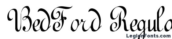BedFord Regular ttcon font, free BedFord Regular ttcon font, preview BedFord Regular ttcon font