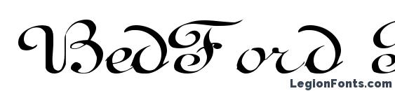 BedFord Regular ttext Font, Tattoo Fonts